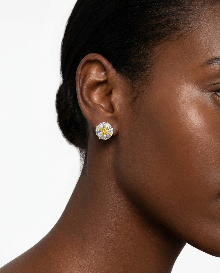 The Solis Citrine Studs