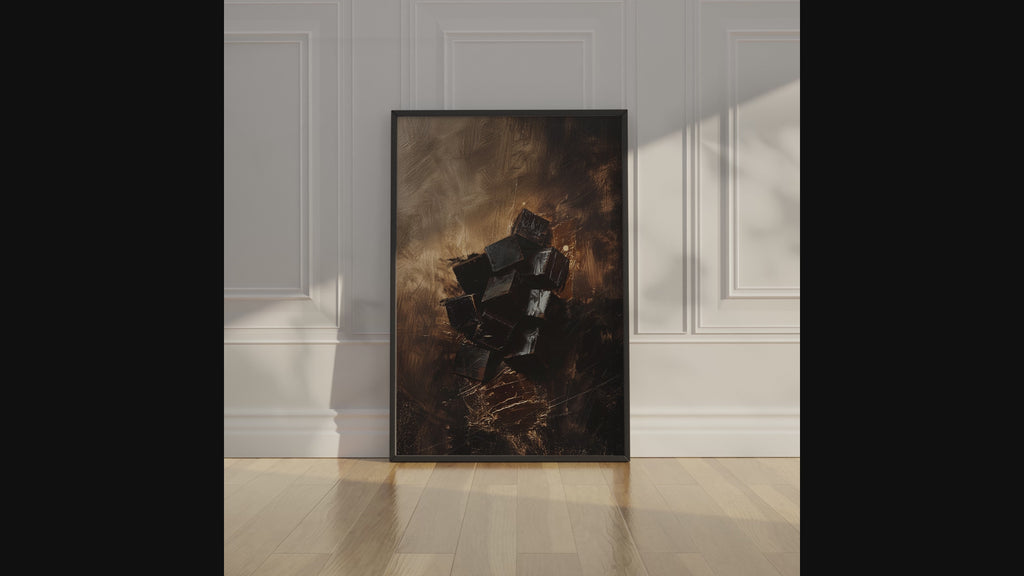 Dark Chocolate Study Print