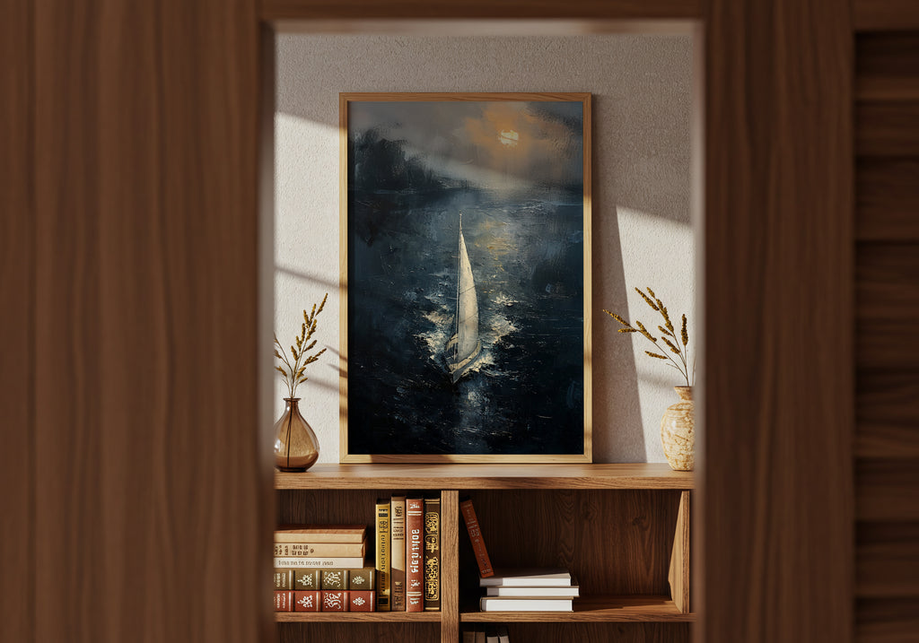 Nocturne for a Moving Sea Print