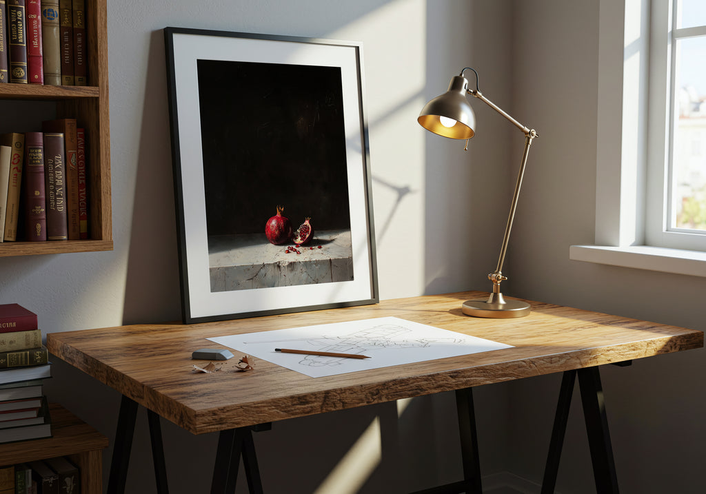 Pomegranate Study Print